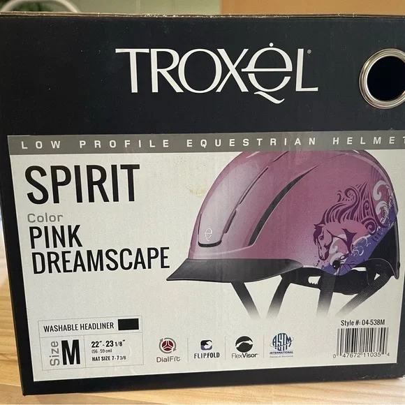 Troxel Pink Riding Helmet. Medium - Picture 6 of 6